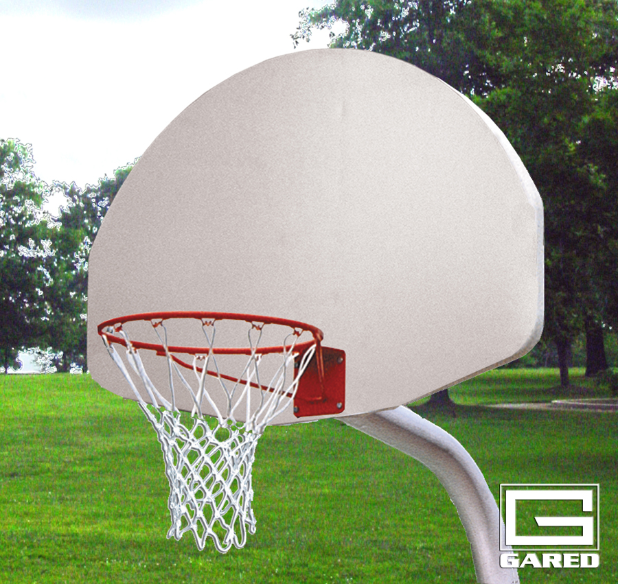 Fan Shape Natural Aluminum Basketball Backboard Performance Sports